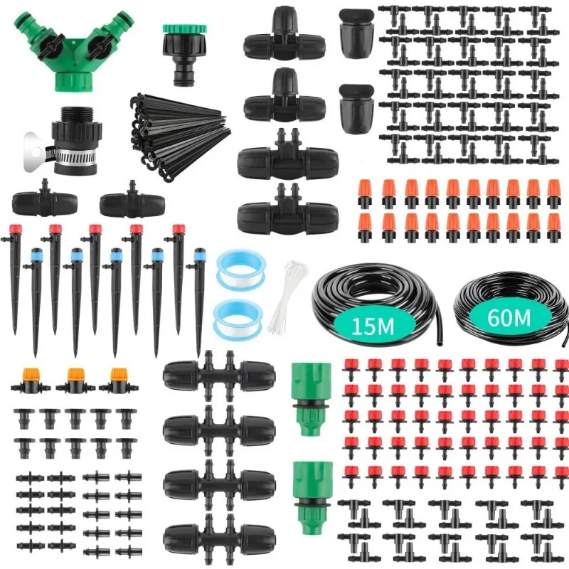 Micro Drip Irrigation System Portable 20M Automatic Watering with Adjustable Misting Watering Kits Garden Hose
Micro Drip Irrigation System Portable 20M Automatic Watering with Adjustable Misting Watering Kits Garden Hose