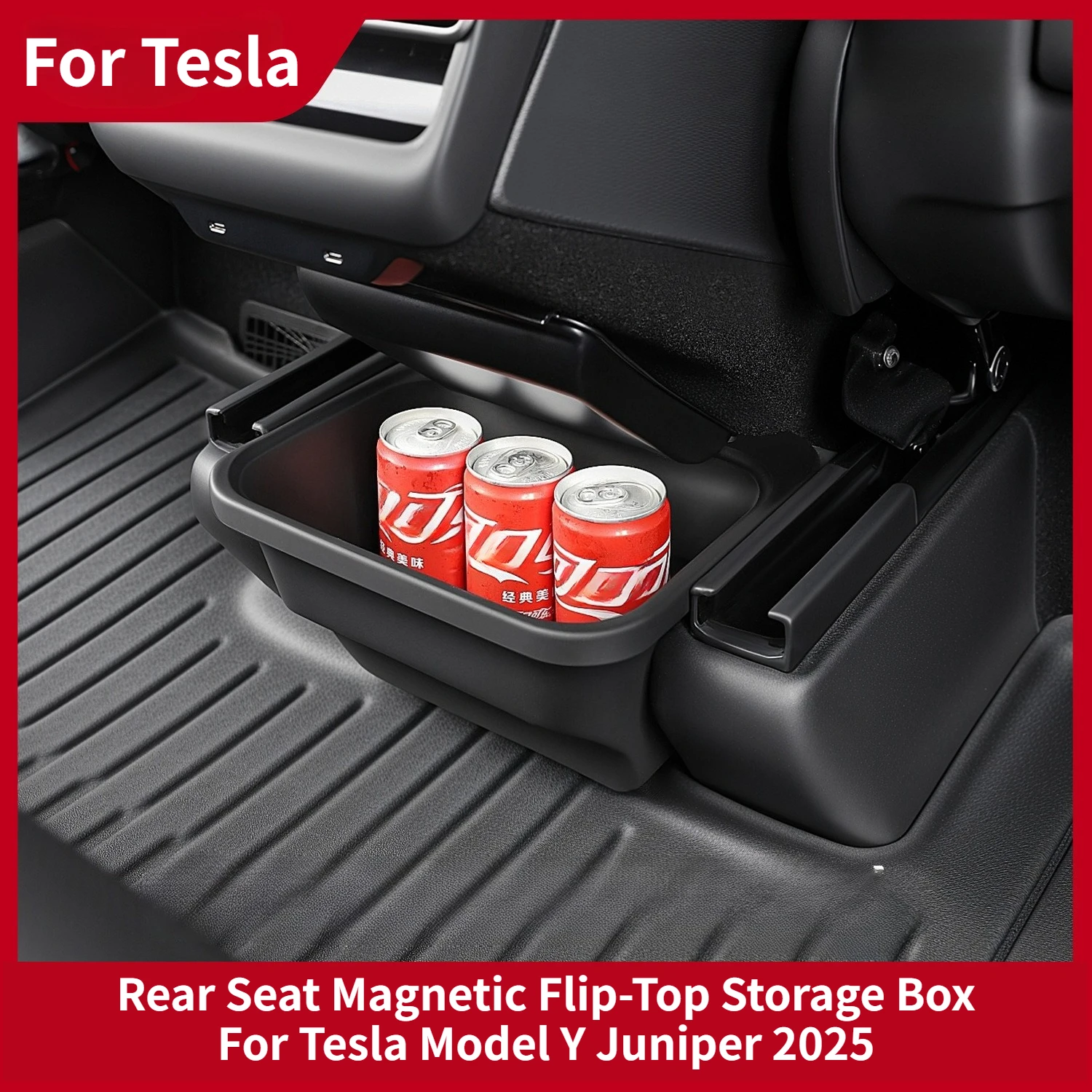 Rear Center Console Storage Organizer with Cover Under-Seat Trash Can Magnetic Flip-Top Box for Tesla Model Y Juniper 2025
Rear Center Console Storage Organizer with Cover Under-Seat Trash Can Magnetic Flip-Top Box for Tesla Model Y Juniper 2025