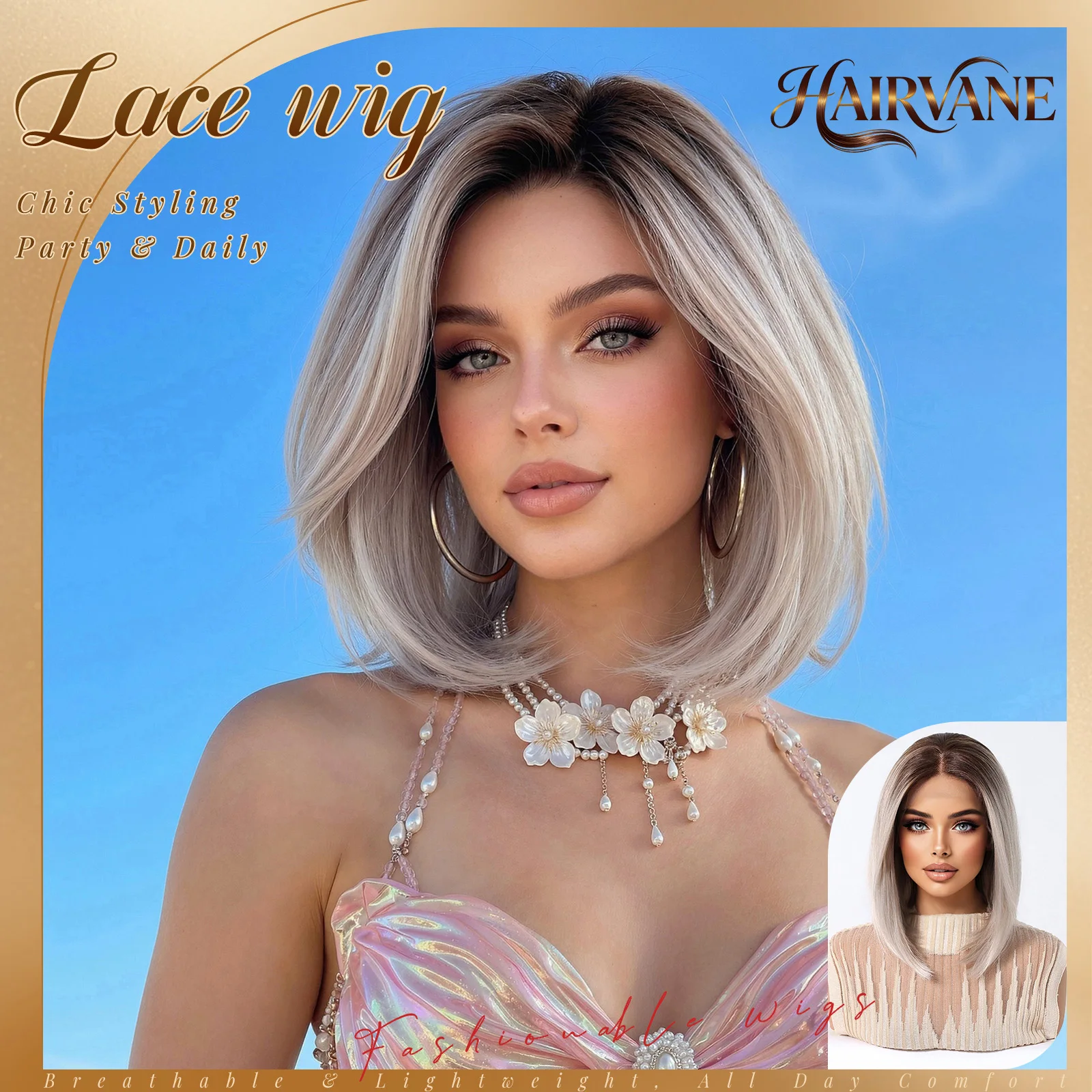 Topshe 10 Inch Ombre Blonde Bob 13x6 HD Lace Front Wig, Ships from USA, Pre Cut Lace Short Straight Synthetic Wig
Topshe 10 Inch Ombre Blonde Bob 13x6 HD Lace Front Wig, Ships from USA, Pre Cut Lace Short Straight Synthetic Wig