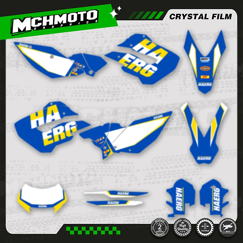 MCHMFG Custom Team Graphics Backgrounds Decals Stickers Kit For HUSABERG 2009-2012 FE390 450 570-TE250 300 -FX450-FS570 001
MCHMFG Custom Team Graphics Backgrounds Decals Stickers Kit For HUSABERG 2009-2012 FE390 450 570-TE250 300 -FX450-FS570 001