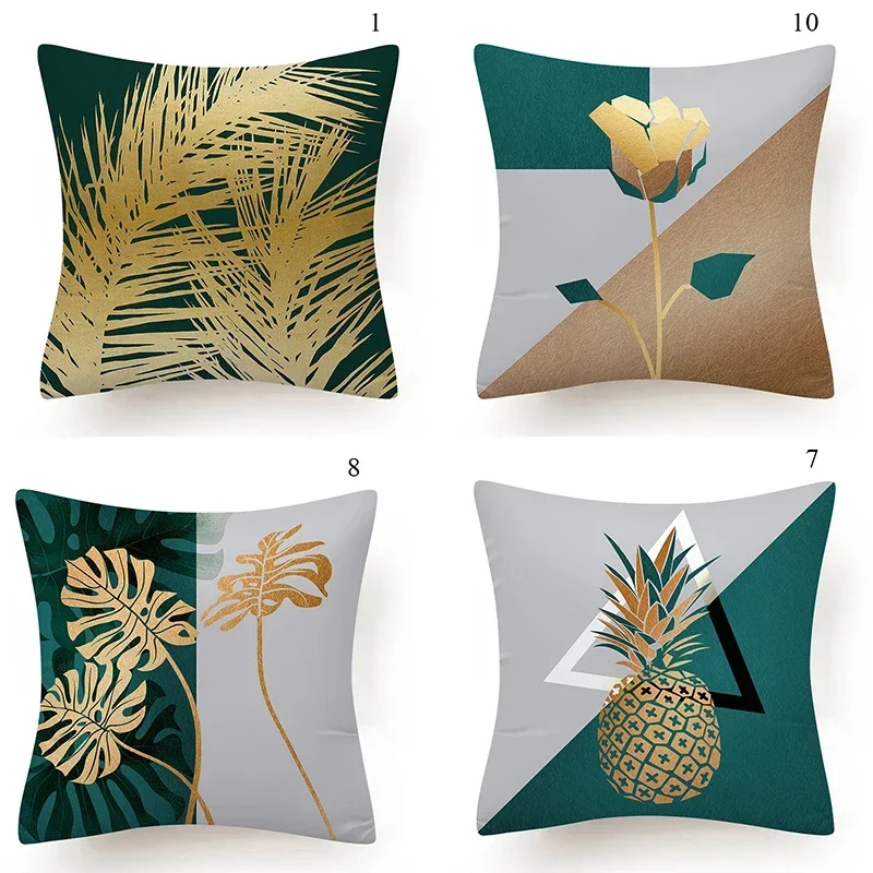 Gold Green gorgeous elegant plant Pillowcase Sofa Living Room Bedroom Pillow Home Comfort Decorative car cushion
Gold Green gorgeous elegant plant Pillowcase Sofa Living Room Bedroom Pillow Home Comfort Decorative car cushion