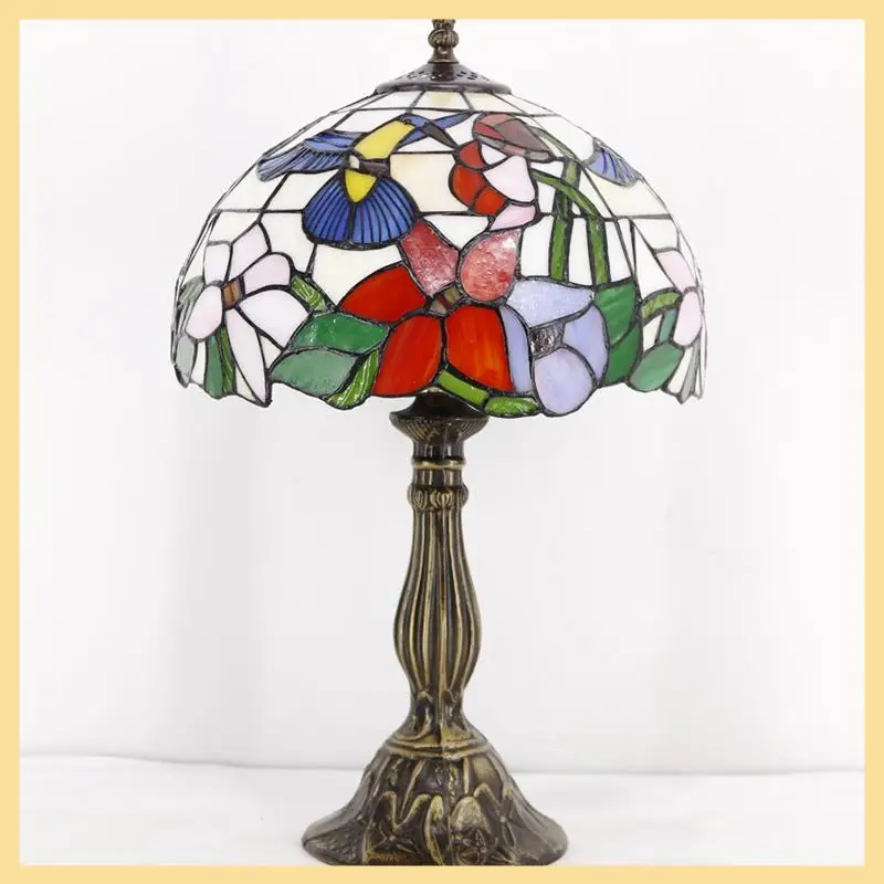 GOOD-Tiffany Lamp Stained Glass Lamp Bird Style Bedside Table Lamp Desk Reading Light 12X12X18 Inches Decor US Plug Durable
GOOD-Tiffany Lamp Stained Glass Lamp Bird Style Bedside Table Lamp Desk Reading Light 12X12X18 Inches Decor US Plug Durable