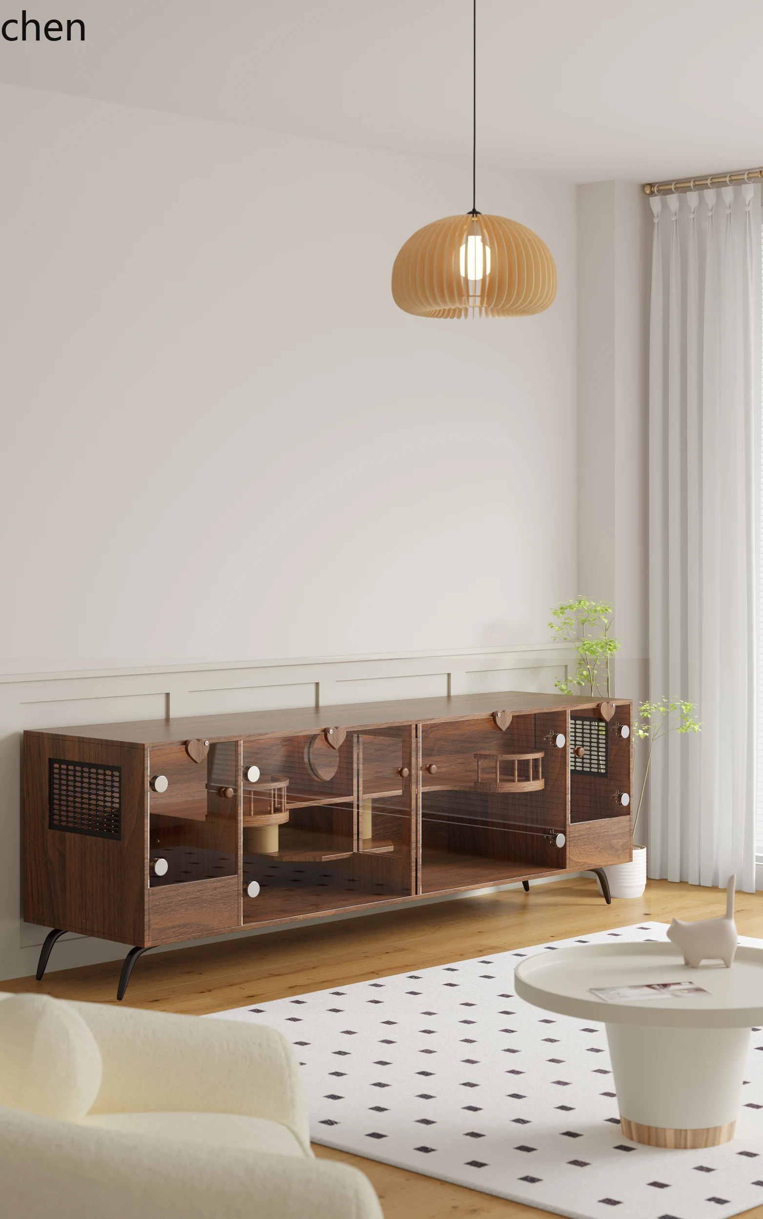 PYH modern minimalist light luxury solid wood villa four seasons universal delivery room parent house cat house
PYH modern minimalist light luxury solid wood villa four seasons universal delivery room parent house cat house