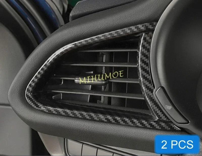 For Mazda CX-30 CX30 DM 2020-2024 2Pcs Carbon Fiber Dashboard Air Vent Cover Trim Car Interior Decoration
For Mazda CX-30 CX30 DM 2020-2024 2Pcs Carbon Fiber Dashboard Air Vent Cover Trim Car Interior Decoration