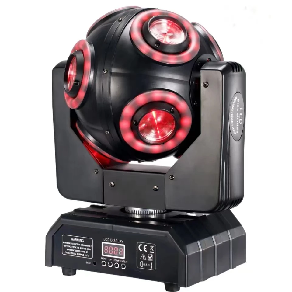 LED Moving Head Lights 8x15W RGBW 4in1 Disco ball Lighting 360 ° Infinite Rotation Beam Strobe Dj Bar DMX 512 For Party
LED Moving Head Lights 8x15W RGBW 4in1 Disco ball Lighting 360 ° Infinite Rotation Beam Strobe Dj Bar DMX 512 For Party