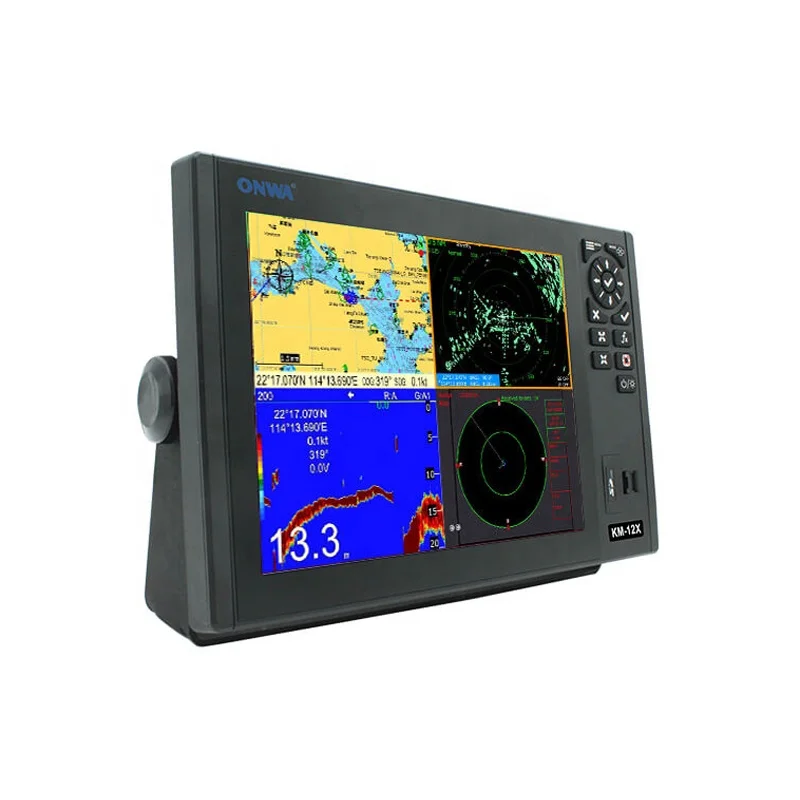 KM-12X (Новинка!) Многофункциональный морской GPS-картплоттер 5-в-1 с 12-дюймовым экраном, транспондером AIS класса B+, эхолотом и функцией радара
KM-12X (Новинка!) Многофункциональный морской GPS-картплоттер 5-в-1 с 12-дюймовым экраном, транспондером AIS класса B+, эхолотом и функцией радара