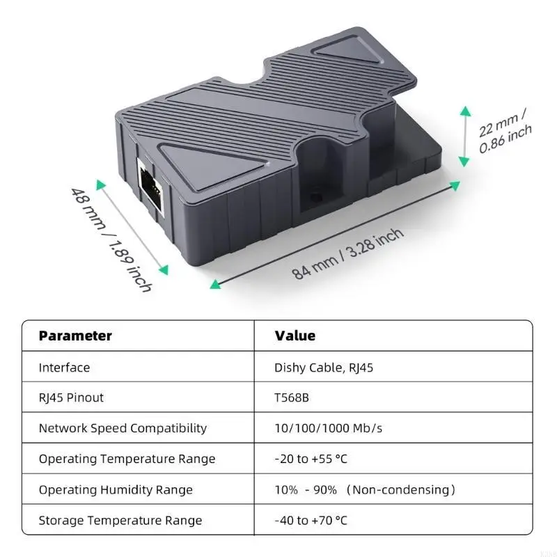 Адаптер K3NB RJ45 для кабеля к rJ45 Ethernet Адаптер Ethernet Адаптер Ethernet Cable Poe инжектор Ethernet Adapter
Адаптер K3NB RJ45 для кабеля к rJ45 Ethernet Адаптер Ethernet Адаптер Ethernet Cable Poe инжектор Ethernet Adapter