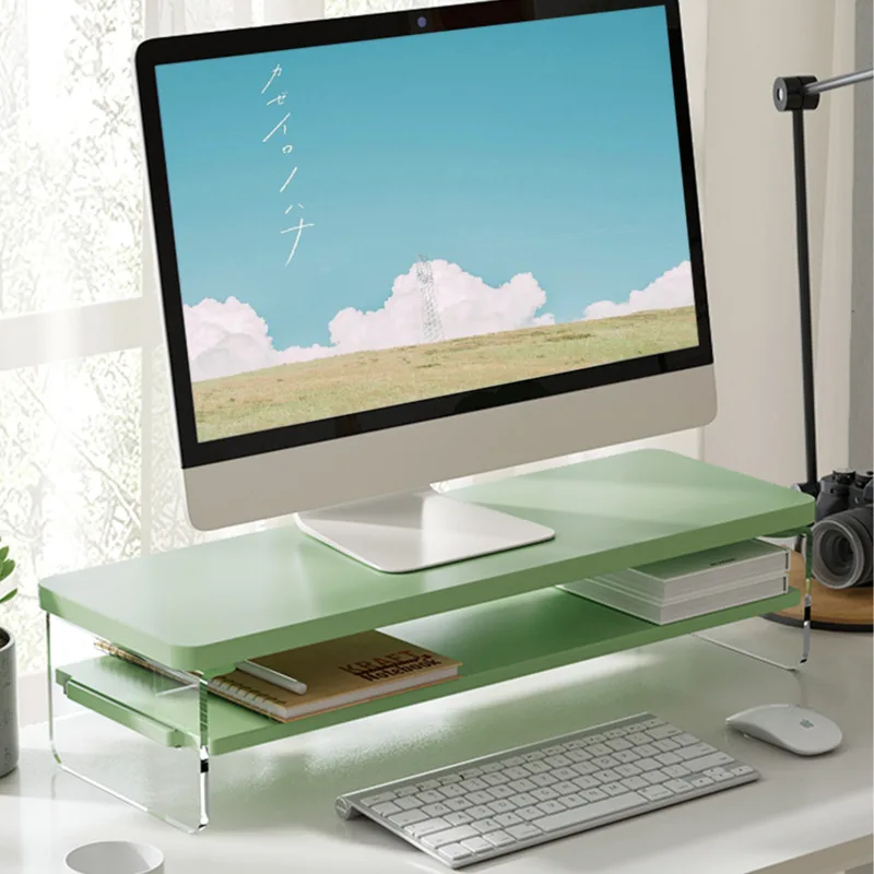 Double-layer Desktop Computer Stand Height Bracket High Aesthetics Laptop Screen Support Bracket 60cm Length Green and Black
Double-layer Desktop Computer Stand Height Bracket High Aesthetics Laptop Screen Support Bracket 60cm Length Green and Black