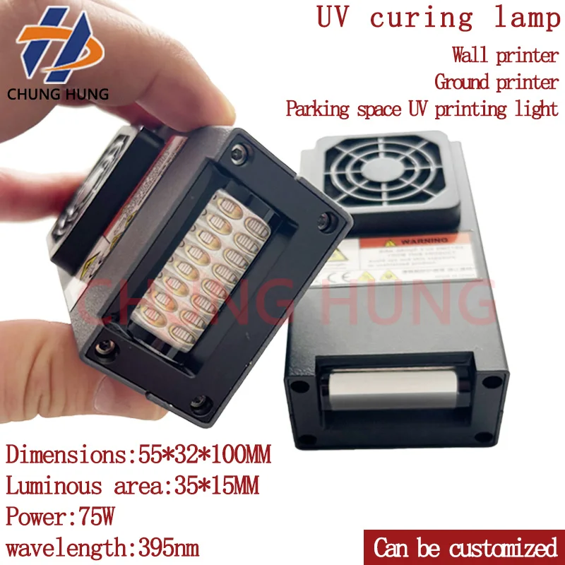 35 * 15 fan cooled UV LED light suitable for Nuocai 6090 UV flatbed printer Epson TX800 XP600 DX7 DX5 printing 395nm G5 G6 nozzl
35 * 15 fan cooled UV LED light suitable for Nuocai 6090 UV flatbed printer Epson TX800 XP600 DX7 DX5 printing 395nm G5 G6 nozzl
