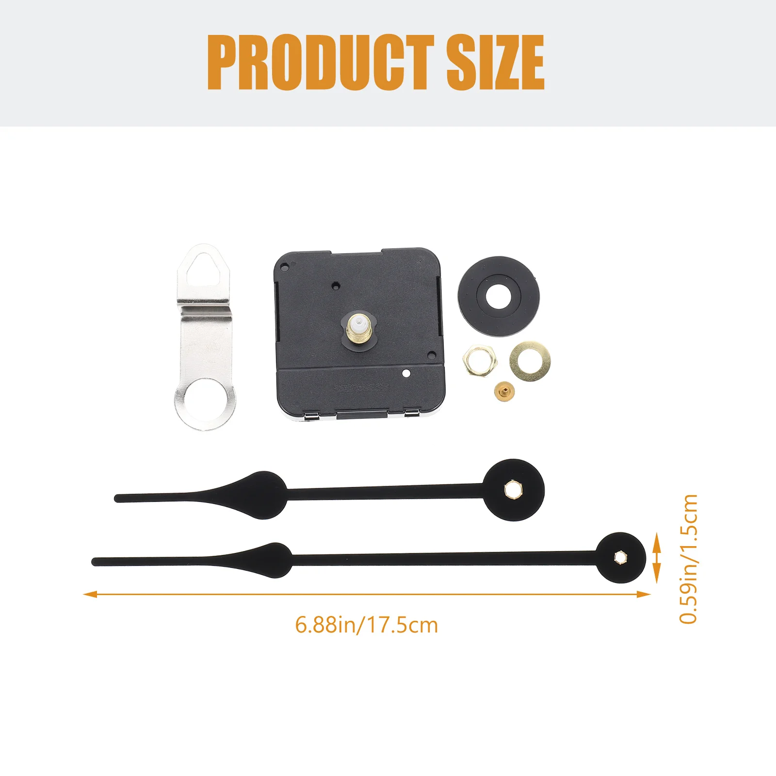 1 set 1 Set Movement Kit Metal Diy Parts For Wall Replacement Mechanism, Hands Set, Wall Clock Supplies, Clock Movements Parts
1 set 1 Set Movement Kit Metal Diy Parts For Wall Replacement Mechanism, Hands Set, Wall Clock Supplies, Clock Movements Parts