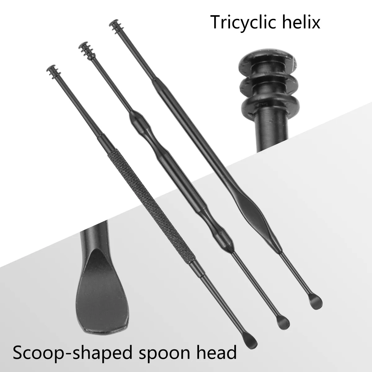 3Pcs Ear Pick Spoon Stainless Steel Earwax Remover Safe Professional Design Easy Control Ear Cleaner Earwax Removable Spoon
3Pcs Ear Pick Spoon Stainless Steel Earwax Remover Safe Professional Design Easy Control Ear Cleaner Earwax Removable Spoon