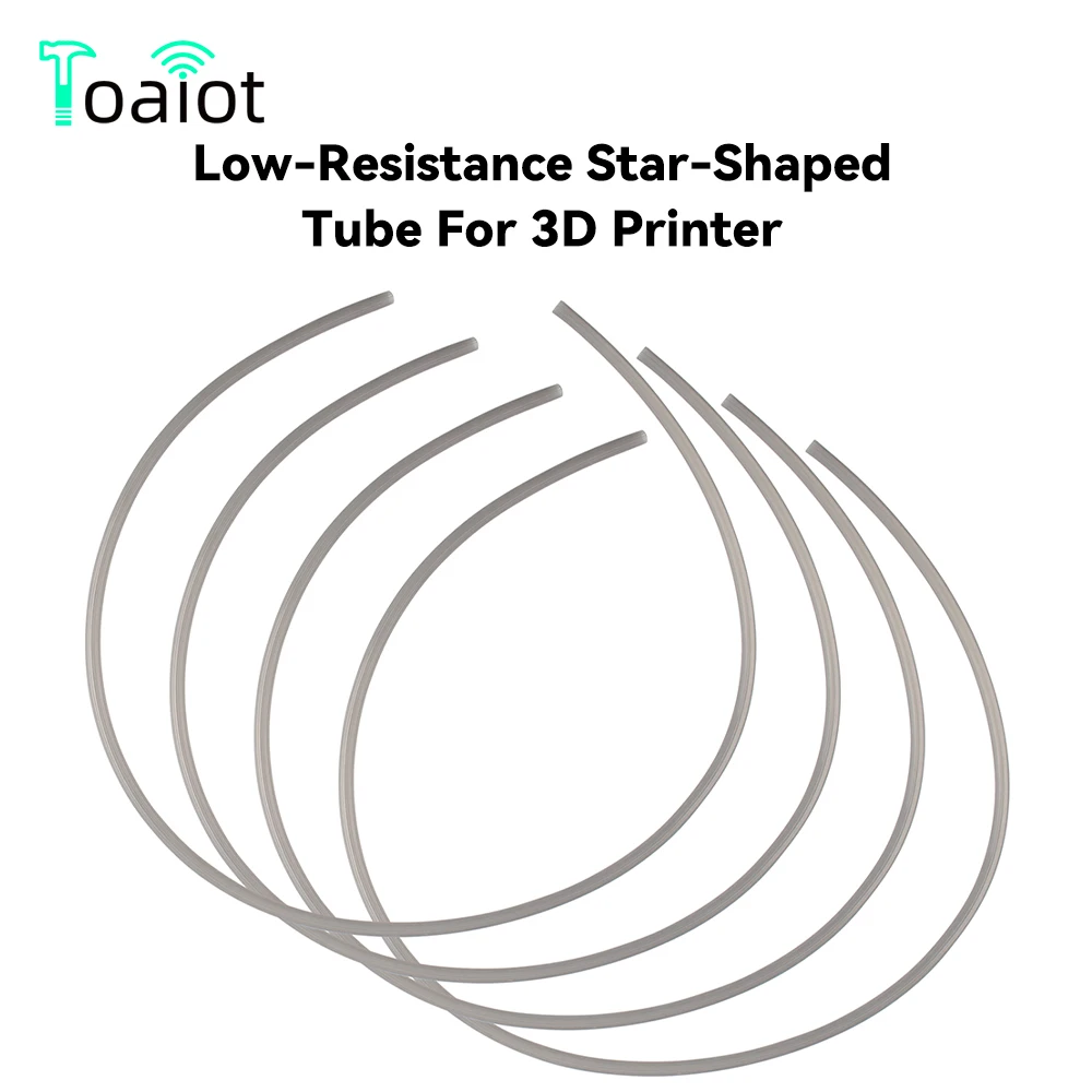 For Snapmaker U1 Low-Resistance Star-Shaped Tube Ultra-Low Friction Inner Surface Suit TPU/TPE/PLA For 3D Printer Parts
For Snapmaker U1 Low-Resistance Star-Shaped Tube Ultra-Low Friction Inner Surface Suit TPU/TPE/PLA For 3D Printer Parts