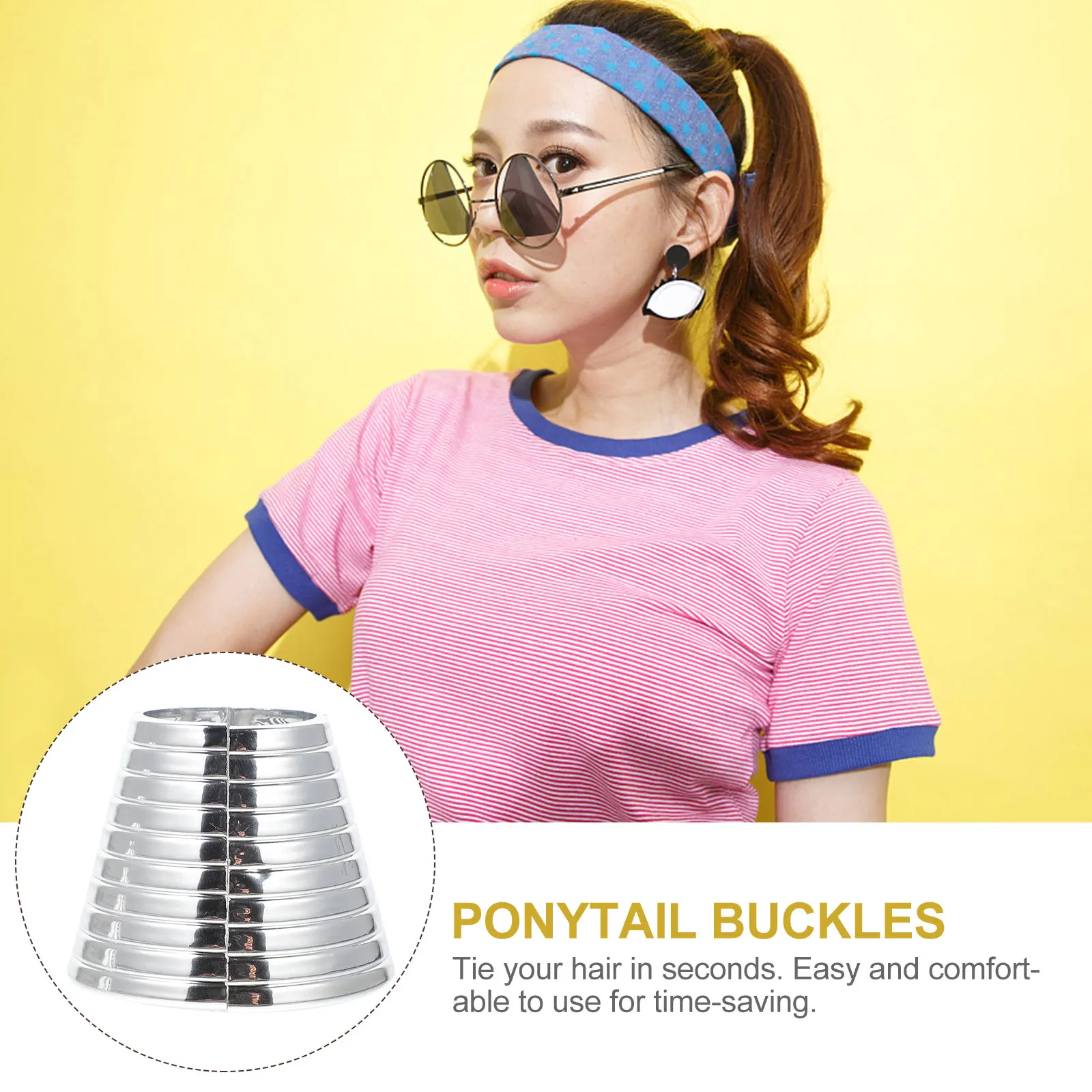 8pcs Ponytail Holder Cuffs Simulation Metal Clip Cuffs For Women Party Wedding Prom Daily Wear Stylish Durable Hair Decoration
8pcs Ponytail Holder Cuffs Simulation Metal Clip Cuffs For Women Party Wedding Prom Daily Wear Stylish Durable Hair Decoration
