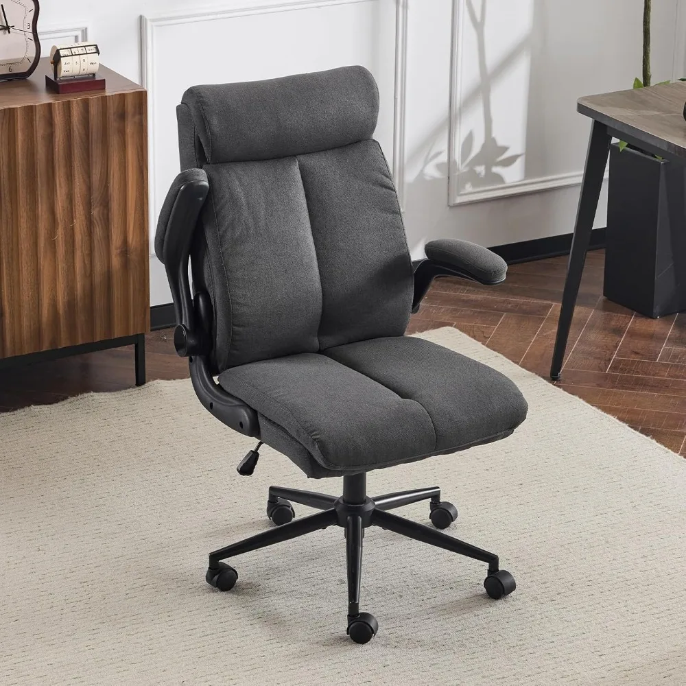 Эргономичное офисное кресло на колесиках с мягкими откидными подлокотниками, 360° ° Поворотное компьютерное рабочее кресло с высокой спинкой и Wh
Эргономичное офисное кресло на колесиках с мягкими откидными подлокотниками, 360° ° Поворотное компьютерное рабочее кресло с высокой спинкой и Wh