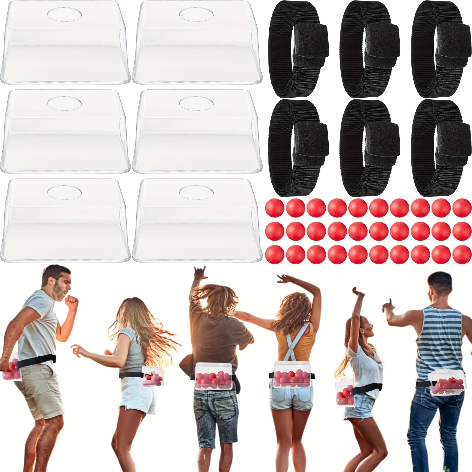 6 Sets Shower Games Bridal Funniest Shower Play, Interactive Shaking Balls Table Tennis Twerk Game(Red)
6 Sets Shower Games Bridal Funniest Shower Play, Interactive Shaking Balls Table Tennis Twerk Game(Red)