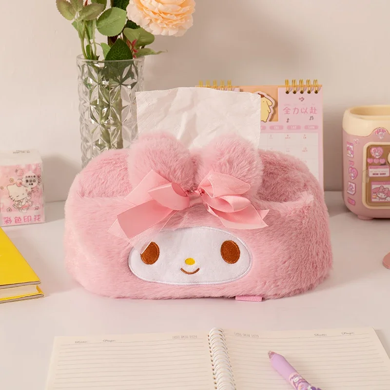 Cartoon My Melody Tissue Box Cover Girl Plush Toy Cartoon Tissue Cover Car Tissue Storage Box Desktop Room Decor Bedroom Dining
Cartoon My Melody Tissue Box Cover Girl Plush Toy Cartoon Tissue Cover Car Tissue Storage Box Desktop Room Decor Bedroom Dining