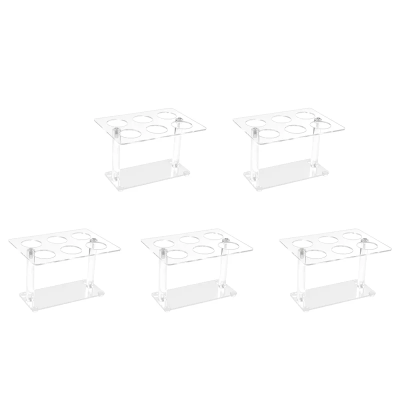 5Pcs Cone Holder, Clear Acrylic Ice Cream Cone Holder, Cone Display Stand, Sushi Hand Roll Stand Cone Holders (6 Holes)-B51B
5Pcs Cone Holder, Clear Acrylic Ice Cream Cone Holder, Cone Display Stand, Sushi Hand Roll Stand Cone Holders (6 Holes)-B51B