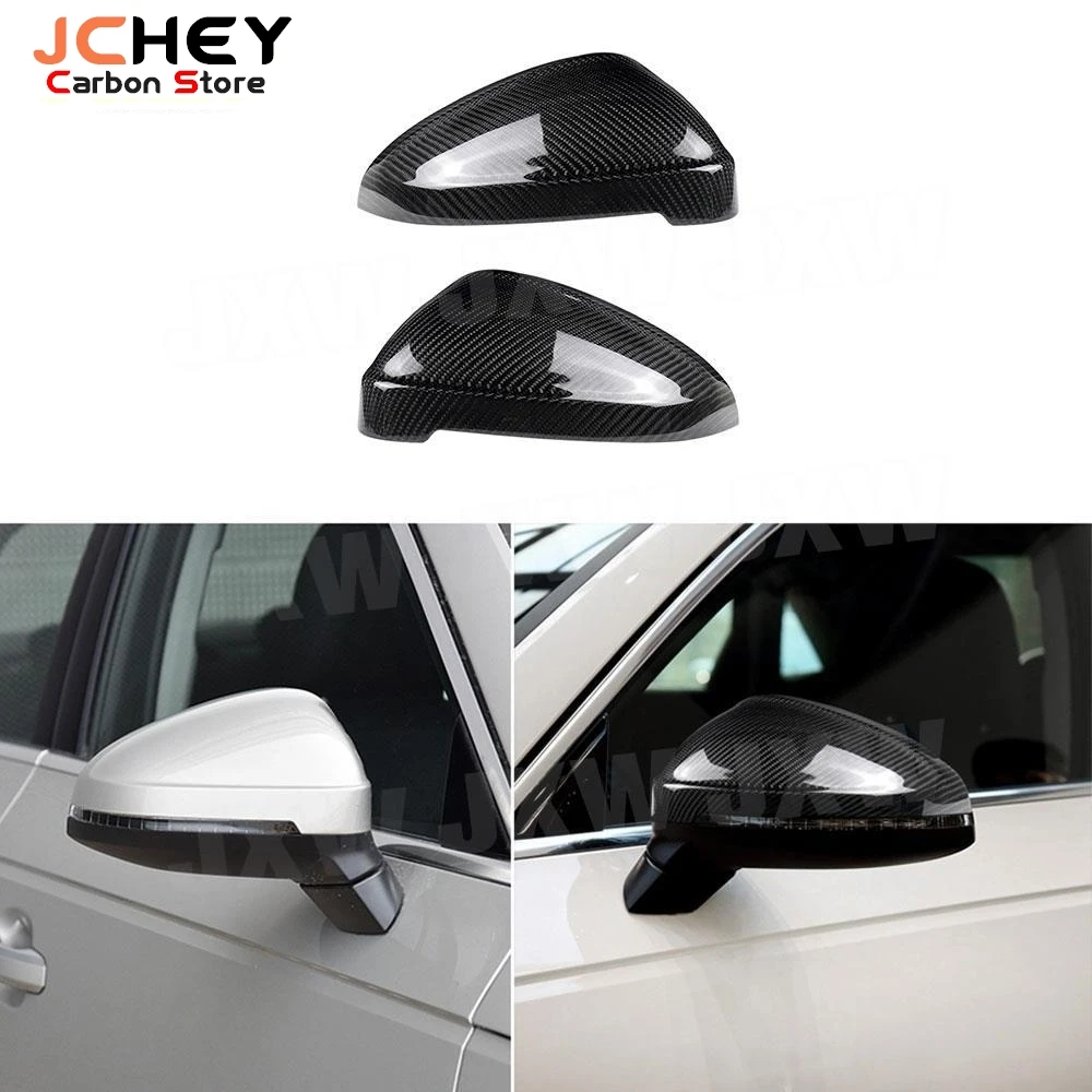 JCHEY 2PCS Carbon Fiber Side Rear View Rearview Mirror Covers Caps Replacement Style For Audi A4 S4 B9 A5 S5 2016 2017
JCHEY 2PCS Carbon Fiber Side Rear View Rearview Mirror Covers Caps Replacement Style For Audi A4 S4 B9 A5 S5 2016 2017