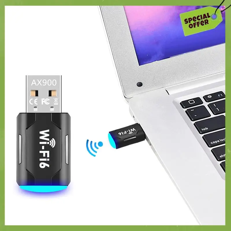 900Mbps Wifi 6 USB Adapter AX900 2.4G 5G Dual Band USB Dongle Wireless WLAN Receiver For Win10&Win11
900Mbps Wifi 6 USB Adapter AX900 2.4G 5G Dual Band USB Dongle Wireless WLAN Receiver For Win10&Win11