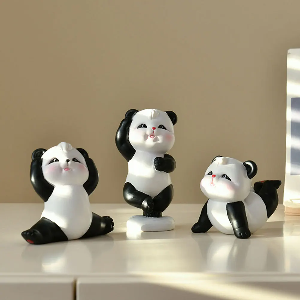 Decoration Panda Desk Figurine Mini Miniature Figurines Resin Statue Cute Adornment
Decoration Panda Desk Figurine Mini Miniature Figurines Resin Statue Cute Adornment
