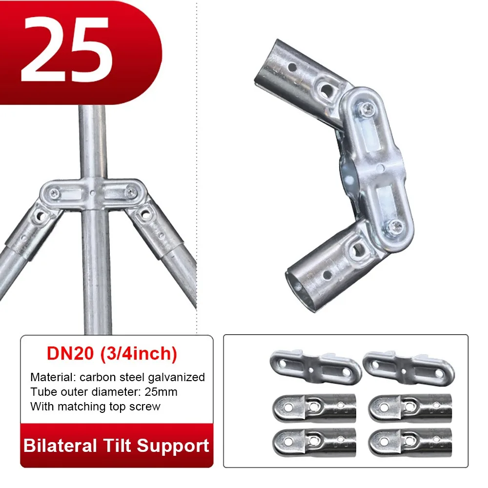 1Pcs Durable Carbon Steel Galvanized Pipe Joint Round 20/25/32mm Rod Support Rack Tube Connector Clothes Display
1Pcs Durable Carbon Steel Galvanized Pipe Joint Round 20/25/32mm Rod Support Rack Tube Connector Clothes Display