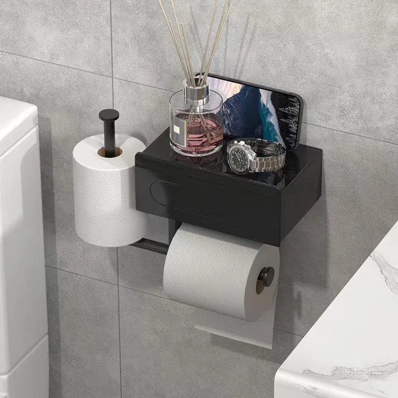 Toilet Paper Box With Phone Wall Mount Toilet Tissue Roll Holder With Drawer Bathroom Tissue Holder
Toilet Paper Box With Phone Wall Mount Toilet Tissue Roll Holder With Drawer Bathroom Tissue Holder