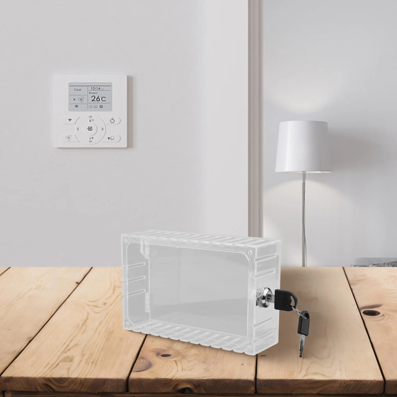 For Home Thermostats Transparent Thermostat Box Air Conditioner Cover For Restaurant Protection Home Protection
For Home Thermostats Transparent Thermostat Box Air Conditioner Cover For Restaurant Protection Home Protection
