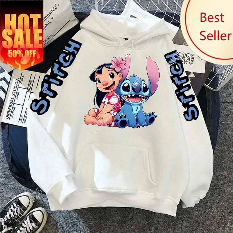 Disney Star and Stitch Couple Hoodies Korean Women's Winter Warm Coat Long Sleeve Large Size Street Sweater Punk Y2K Clothes
Disney Star and Stitch Couple Hoodies Korean Women's Winter Warm Coat Long Sleeve Large Size Street Sweater Punk Y2K Clothes