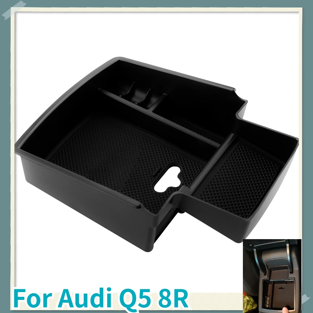 For Audi Q5 8R Armrest Box Storage Stowing Tidying Car Organizer 2010-2018 Tray Case Container Accessories 
For Audi Q5 8R Armrest Box Storage Stowing Tidying Car Organizer 2010-2018 Tray Case Container Accessories