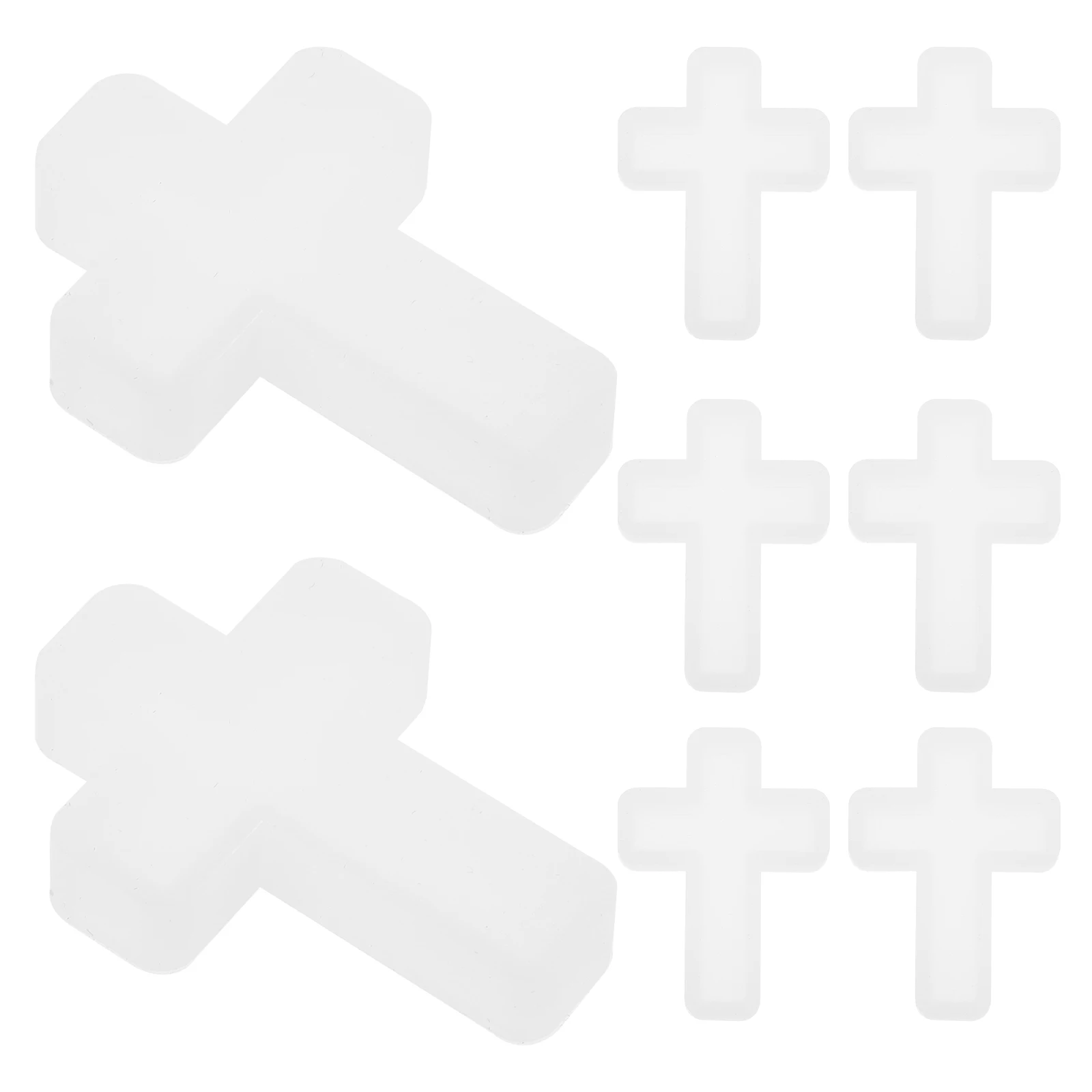 10 Pcs Cross Pendant Mold Silicone DIY Crafts Earrings Necklace Keychain Jewelry Making White Smooth Easy Demold
10 Pcs Cross Pendant Mold Silicone DIY Crafts Earrings Necklace Keychain Jewelry Making White Smooth Easy Demold