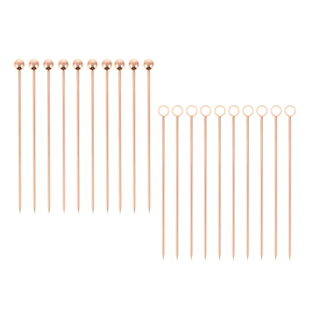 20 Pcs Stainless Steel Cocktail Picks Reusable Rustproof Bar Tools Fruit Toothpicks Party Supplies Metal Kitchen Bar Accessories
20 Pcs Stainless Steel Cocktail Picks Reusable Rustproof Bar Tools Fruit Toothpicks Party Supplies Metal Kitchen Bar Accessories