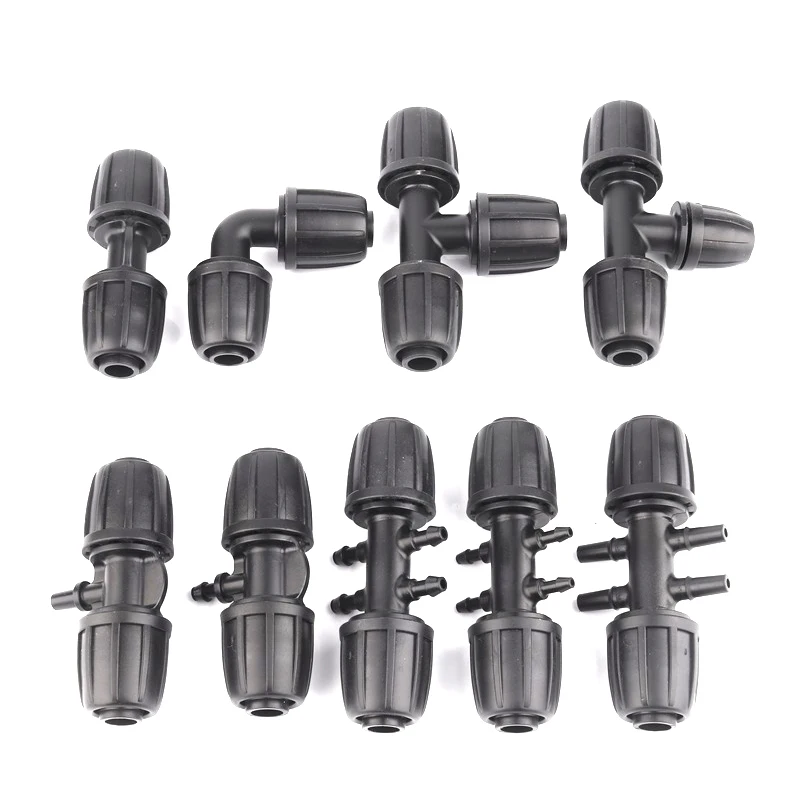 2~10Pcs 16mm PE Pipe Connectors Garden Watering Irrigation Joints Agricultural Irrigation Quick Connector Straight Elbow Tee
2~10Pcs 16mm PE Pipe Connectors Garden Watering Irrigation Joints Agricultural Irrigation Quick Connector Straight Elbow Tee