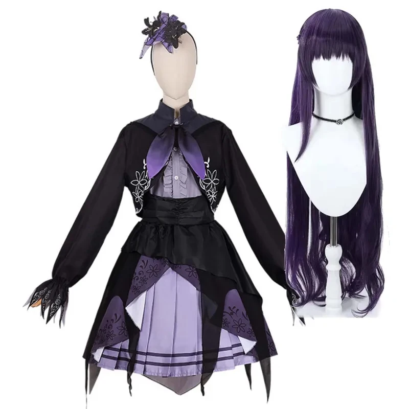 Women Halloween Party Project Sekai Asahina Mafuyu Lolita Cosplay Costume Or Purple Straight Wig fg8'.
Women Halloween Party Project Sekai Asahina Mafuyu Lolita Cosplay Costume Or Purple Straight Wig fg8'.