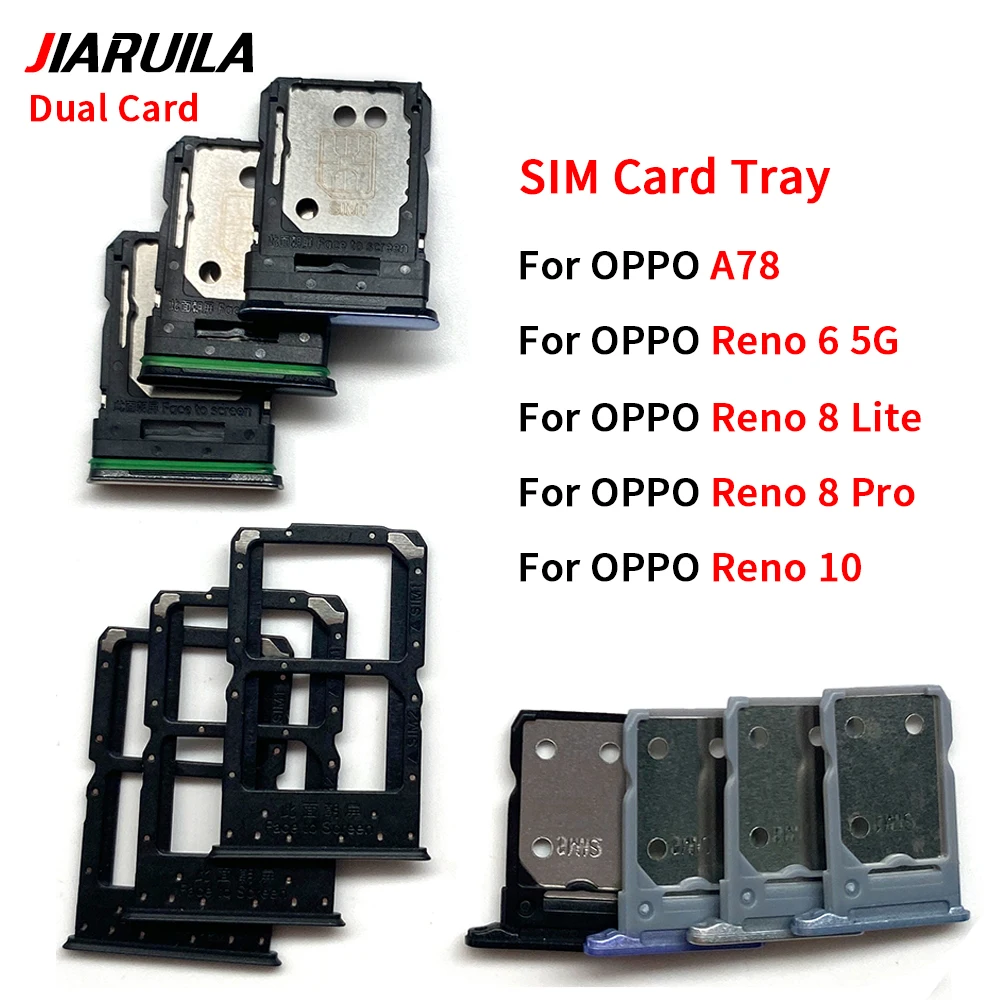 50Pcs , Phone SIM SD Card Trays For Oppo A78 / For Reno 6 5G 8 Lite Pro 10 SIM Chip Card Slot Holder Drawer Part
50Pcs , Phone SIM SD Card Trays For Oppo A78 / For Reno 6 5G 8 Lite Pro 10 SIM Chip Card Slot Holder Drawer Part