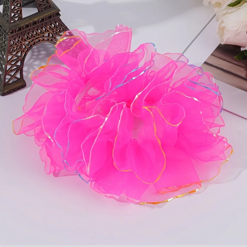 Sparkly Fluorescent Trim Hair Ties Wrist Flower Jewelry Glitter Headwear Bun Updo Hair Accessories for Dance Performance Stage
Sparkly Fluorescent Trim Hair Ties Wrist Flower Jewelry Glitter Headwear Bun Updo Hair Accessories for Dance Performance Stage