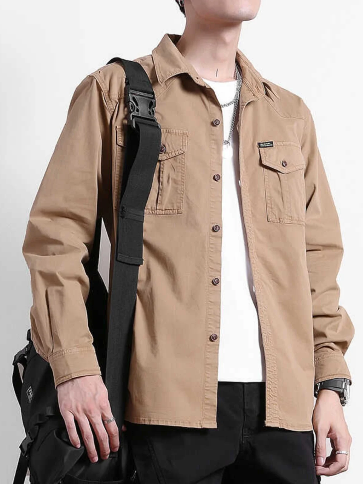 Loose Fit Long Sve Workwear irt for Men Casual Sle Spring Autumn Cotton Blend No Iron Treaent Regular Length
Loose Fit Long Sve Workwear irt for Men Casual Sle Spring Autumn Cotton Blend No Iron Treaent Regular Length