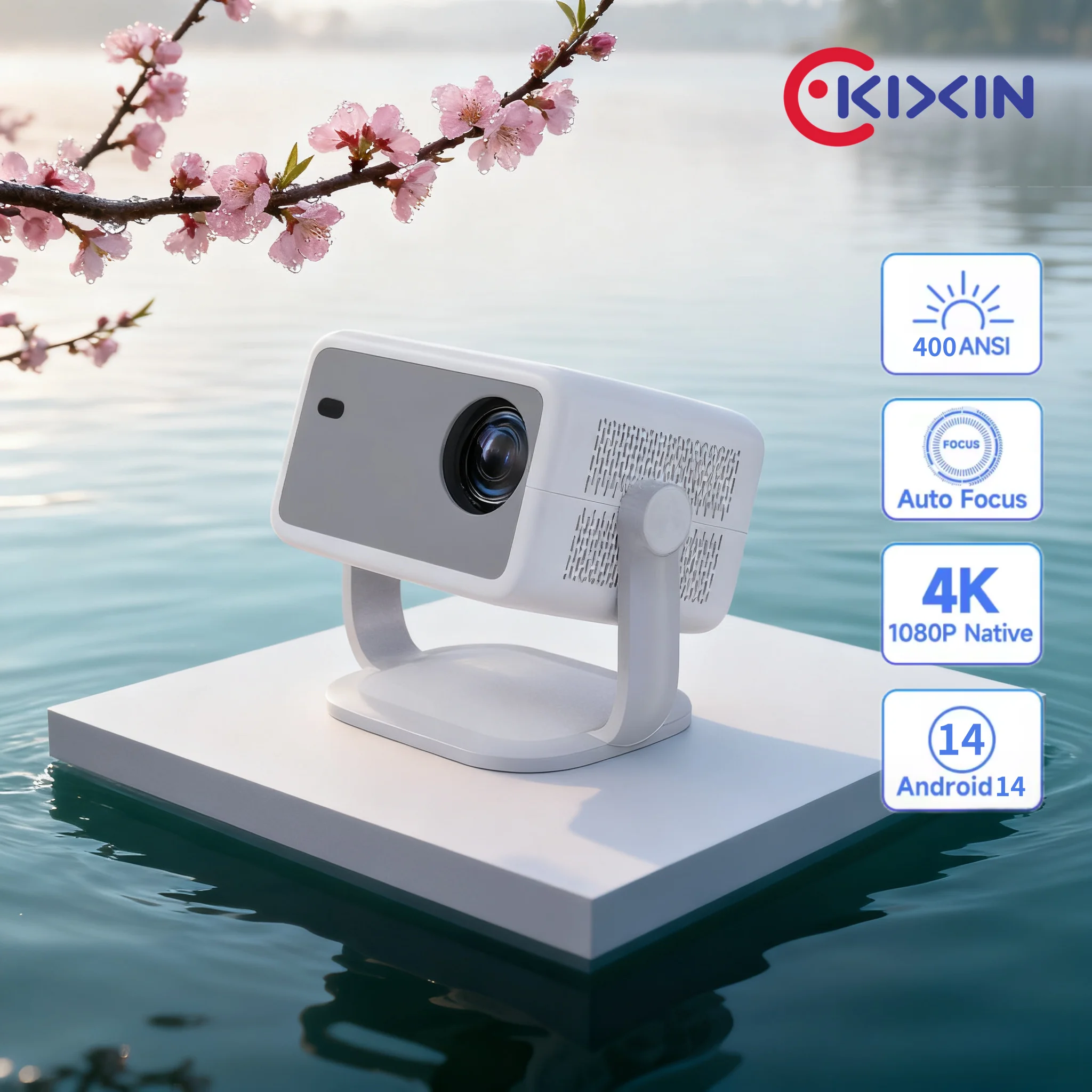 Портативный проектор KIXIN с лицензией Netflix, 4K, 1080P, Android 14, 400ANSI, Wi-Fi, 6 BT5,2, автоматическая коррекция фокуса, разработчик 4K
Портативный проектор KIXIN с лицензией Netflix, 4K, 1080P, Android 14, 400ANSI, Wi-Fi, 6 BT5,2, автоматическая коррекция фокуса, разработчик 4K