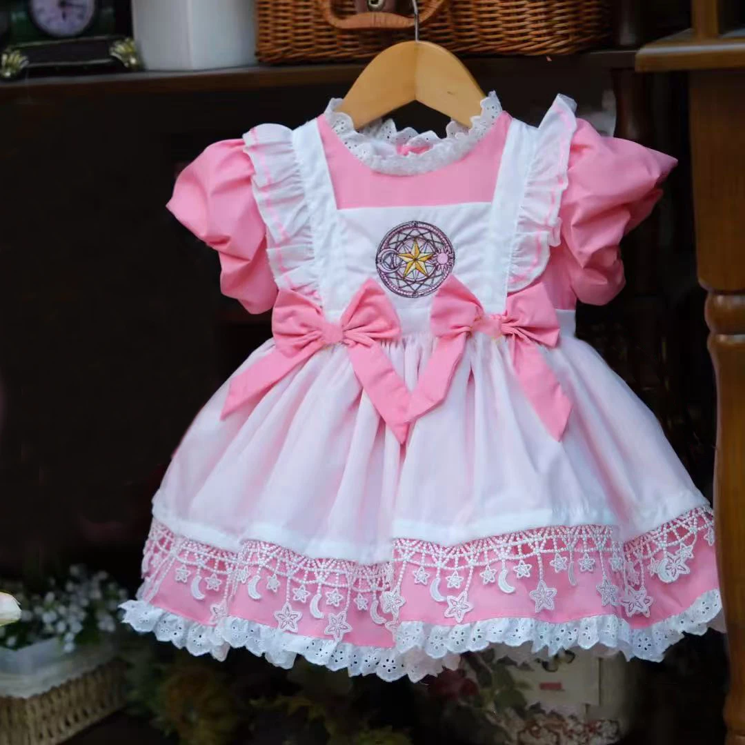 0-12Y Baby Girl Summer Pink White Embroidery Turkish Vintage Princess Ball Gown Dress for Birthday Holiday Eid B378
0-12Y Baby Girl Summer Pink White Embroidery Turkish Vintage Princess Ball Gown Dress for Birthday Holiday Eid B378