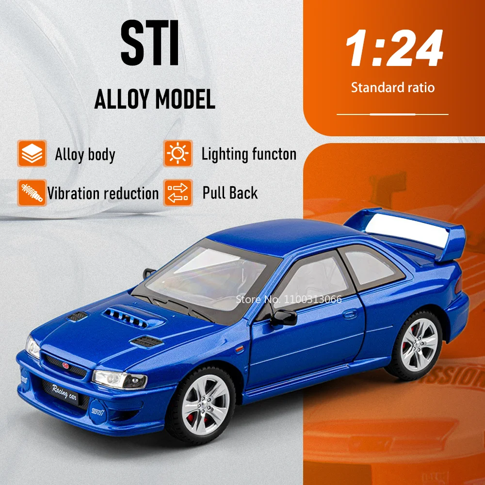 Миниатюрная модель автомобиля 1:24 STI GTR из литого сплава со звуком, светом, открывающимися дверями, откатным механизмом и поворотными передними колесами — подарок для мальчиков
Миниатюрная модель автомобиля 1:24 STI GTR из литого сплава со звуком, светом, открывающимися дверями, откатным механизмом и поворотными передними колесами — подарок для мальчиков