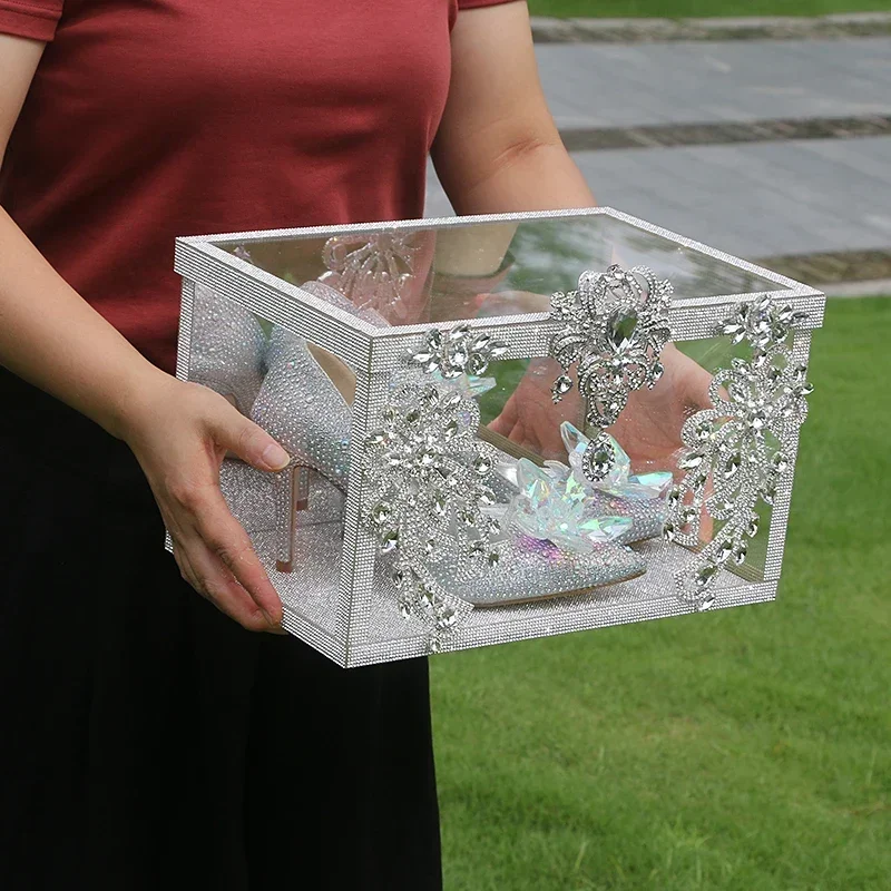 High quality fairy crystal shoe box props wedding wedding DIY handmade diamond ornaments
High quality fairy crystal shoe box props wedding wedding DIY handmade diamond ornaments