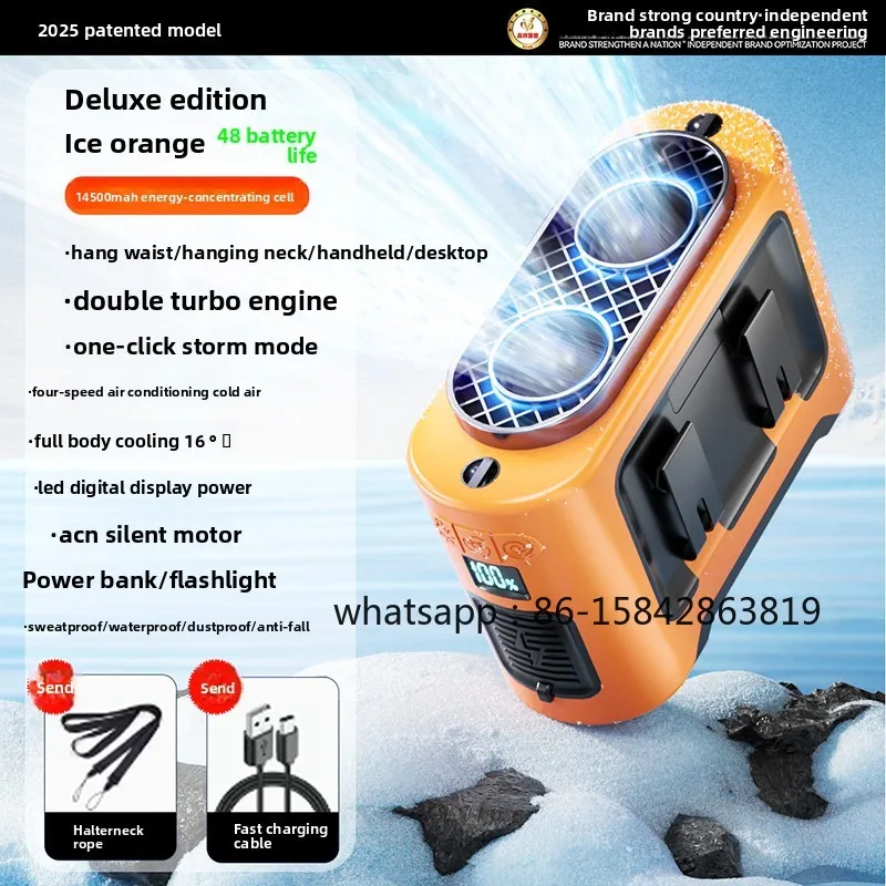 Waist fan portable clip waist charging long battery life small neck wearing desktop refrigeration air conditioner
Waist fan portable clip waist charging long battery life small neck wearing desktop refrigeration air conditioner