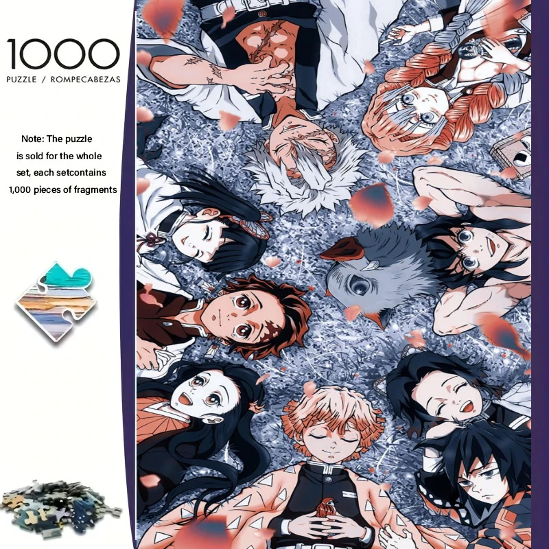 1000 PCS Puzzles for Adults ,Demon Slayer anime Jigsaw Puzzles Educational Games Colorful Puzzles Gifts Home Decor
1000 PCS Puzzles for Adults ,Demon Slayer anime Jigsaw Puzzles Educational Games Colorful Puzzles Gifts Home Decor