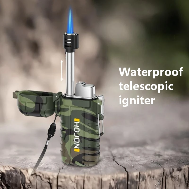 New Outdoor Camping Expandable Waterproof Windproof Inflatable Blue Flame Lighter Igniter Comes with Hanging Rope
New Outdoor Camping Expandable Waterproof Windproof Inflatable Blue Flame Lighter Igniter Comes with Hanging Rope