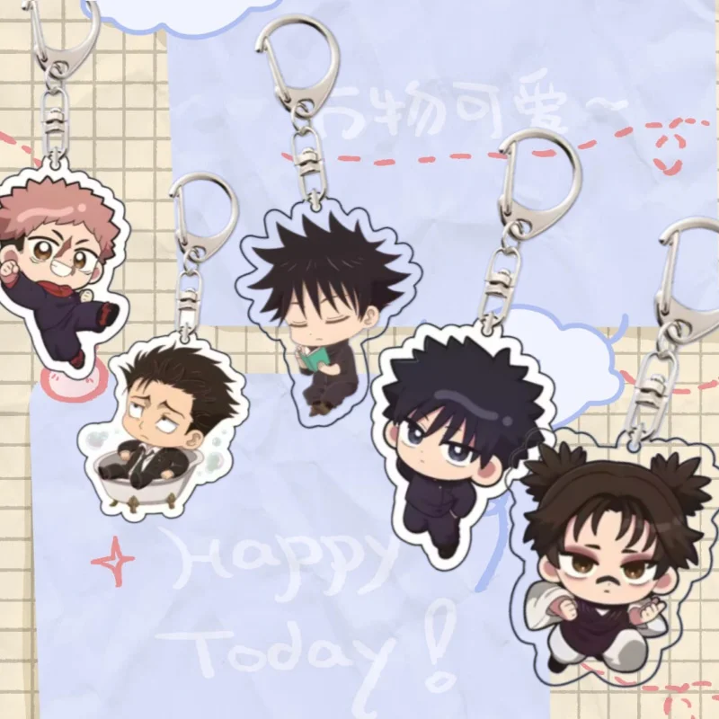 Acrylic Q Version Anime Character Keychain for Jjk Yuji Itadori Ryomen Sukuna Nobara Kugisaki Satoru Gojo Anime Decoration Gifts
Acrylic Q Version Anime Character Keychain for Jjk Yuji Itadori Ryomen Sukuna Nobara Kugisaki Satoru Gojo Anime Decoration Gifts