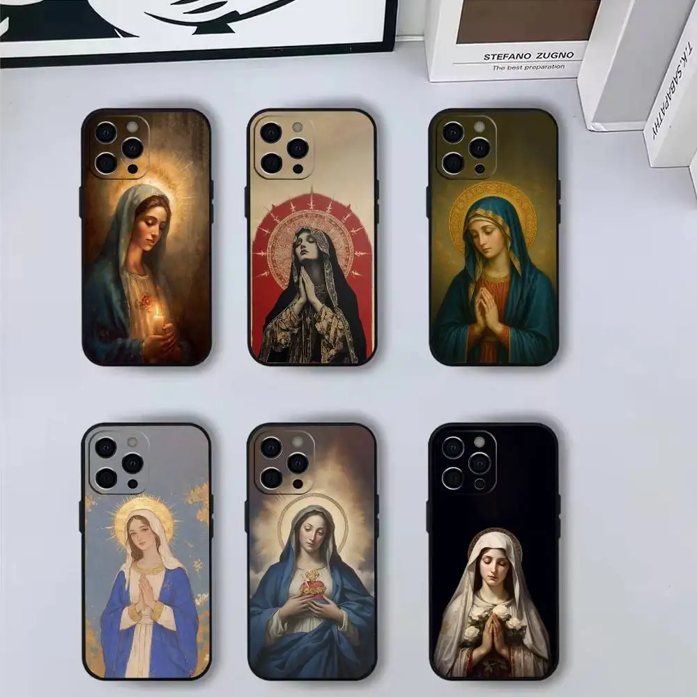 Mother Virgin Mary Phone Case For iPhone 17, 16,15,14,13,12,11 Plus,Pro Max, Others Soft Black Cover
Mother Virgin Mary Phone Case For iPhone 17, 16,15,14,13,12,11 Plus,Pro Max, Others Soft Black Cover