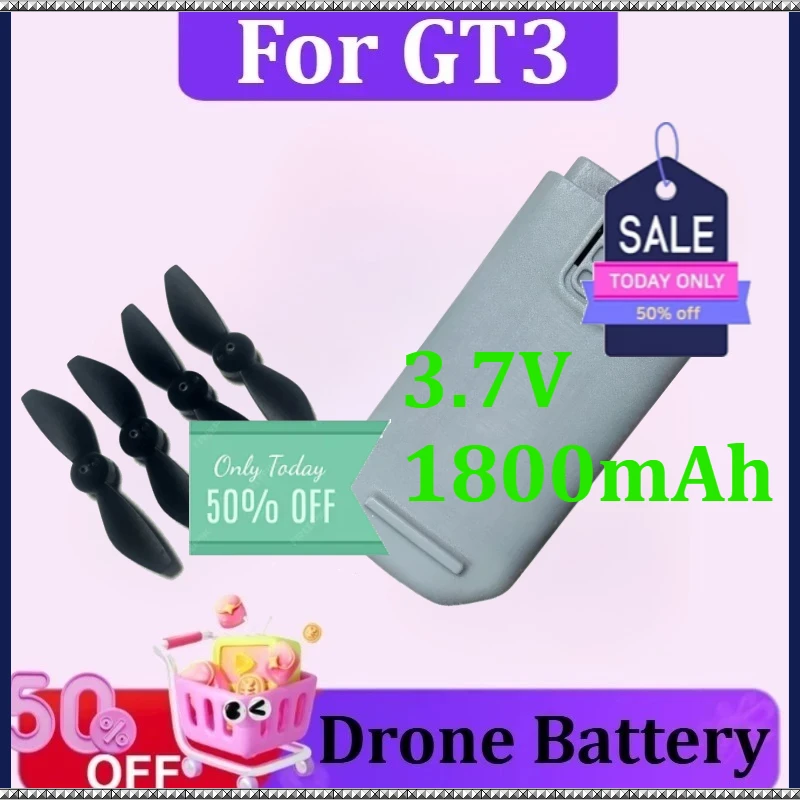 Drone Battery For LSRC GT3MAX / GT3 Dron Battery 3.7V 1800mAh For GT3 RC Quadcopter Replacement Battery Accessory Parts
Drone Battery For LSRC GT3MAX / GT3 Dron Battery 3.7V 1800mAh For GT3 RC Quadcopter Replacement Battery Accessory Parts