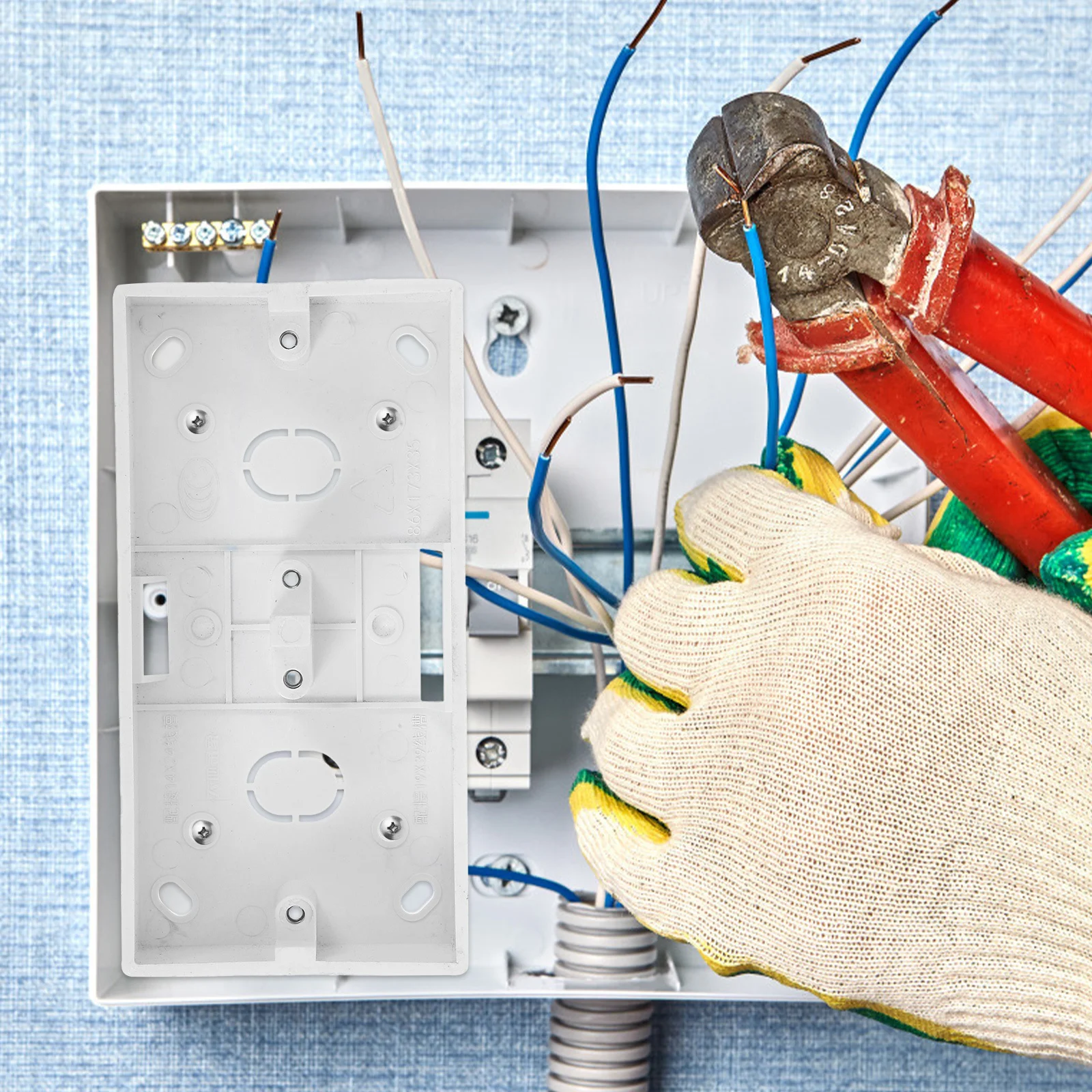 10Pcs Surface Mount Electrical Junction Box Durable PVC Wall Outlet Box for Switch Socket Panel Home Office Kitchen Electrical
10Pcs Surface Mount Electrical Junction Box Durable PVC Wall Outlet Box for Switch Socket Panel Home Office Kitchen Electrical