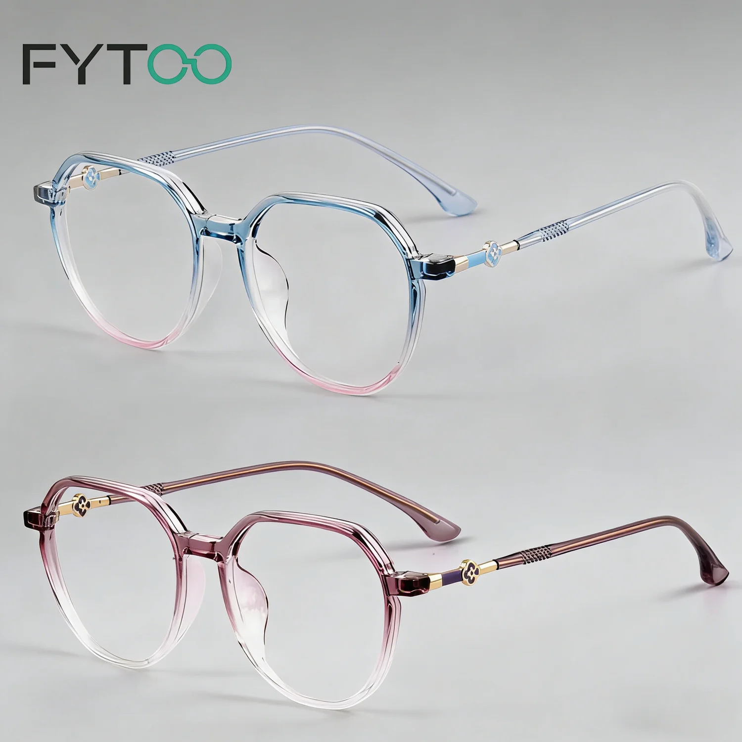 FYTOO Gradient Color Fashion Glasses: Unique Pattern Design for Trendy Daily & Party Wear 30107
FYTOO Gradient Color Fashion Glasses: Unique Pattern Design for Trendy Daily & Party Wear 30107