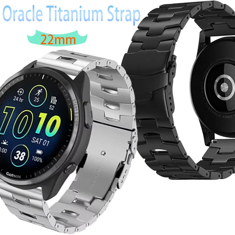 22mm Oracle Titanium Strap For Garmin Forerunner 965 955 255 265 745 Comfortable Durable Bracelet For Garmin Venu 3 2/Vivoactive
22mm Oracle Titanium Strap For Garmin Forerunner 965 955 255 265 745 Comfortable Durable Bracelet For Garmin Venu 3 2/Vivoactive
