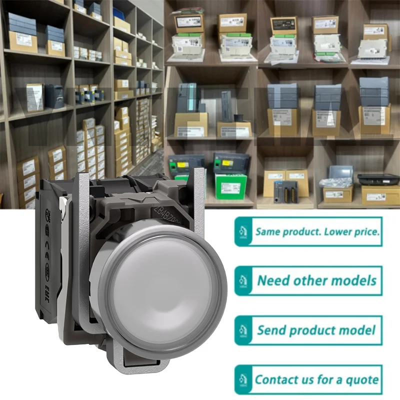 New Original XB4BW31B5 XB4BW33B5 XB4BW34B5 XB4BW35B5 XB4BW36B5 XB4BW38B5 XB4 Illuminated Button 1 NO 1NC 24VAC/DC Light button
New Original XB4BW31B5 XB4BW33B5 XB4BW34B5 XB4BW35B5 XB4BW36B5 XB4BW38B5 XB4 Illuminated Button 1 NO 1NC 24VAC/DC Light button